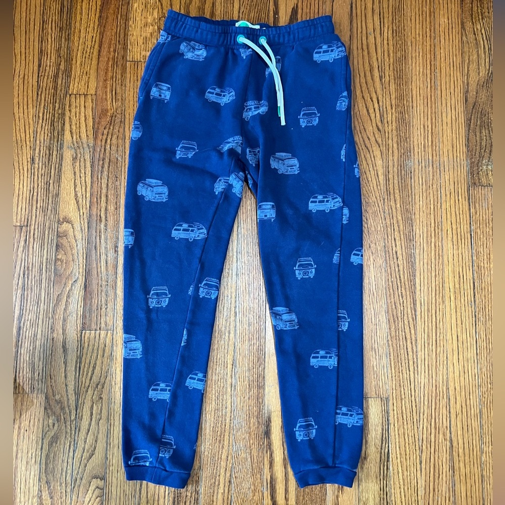 Mini Boden Navy Camper Van Joggers Size 11y